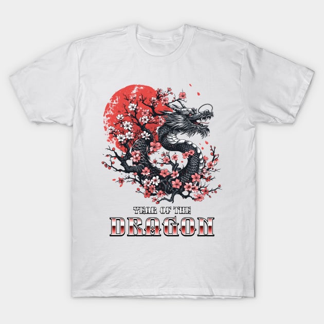 Dragon's Obsidian Renewal T-Shirt by YUED